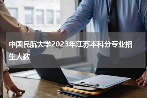 中国民航大学2023年江苏本科分专业招生人数