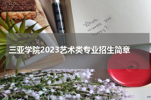 三亚学院2023艺术类专业招生简章