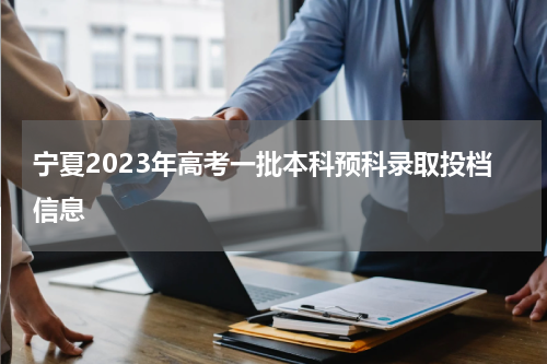 宁夏2023年高考一批本科预科录取投档信息