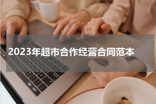 2023年超市合作经营合同范本