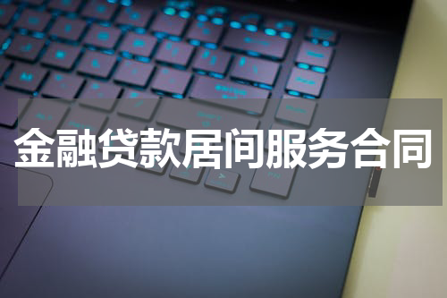 金融贷款居间服务合同
