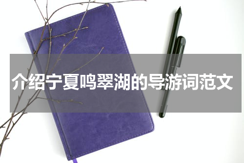 介绍宁夏鸣翠湖的导游词范文