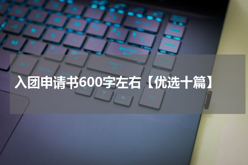 入团申请书600字左右【优选十篇】