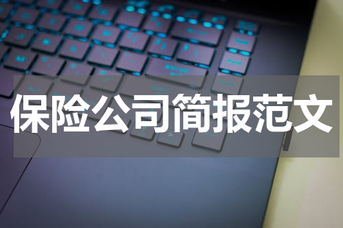 保险公司简报范文