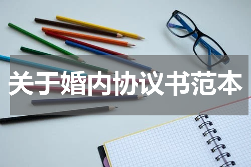 关于婚内协议书范本