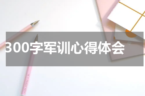 300字军训心得体会