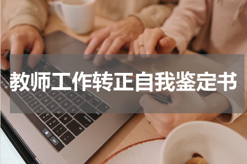 教师工作转正自我鉴定书
