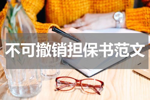 不可撤销担保书范文