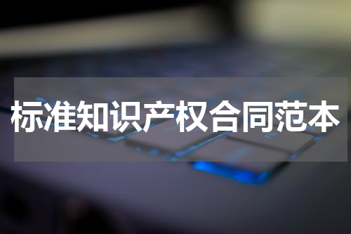 标准知识产权合同范本