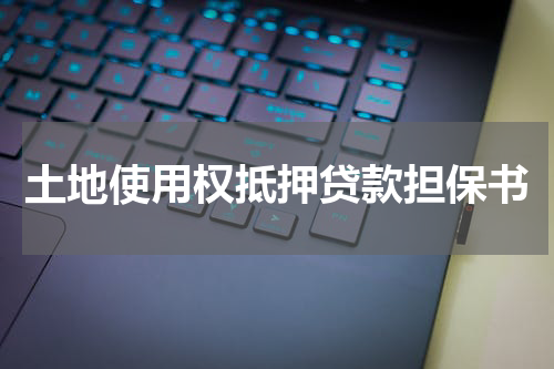 土地使用权抵押贷款担保书