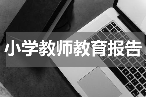 小学教师教育报告