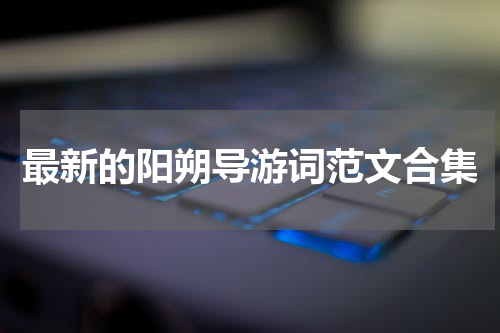 最新的阳朔导游词范文合集