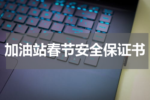 加油站春节安全保证书
