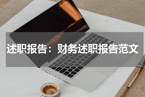 述职报告：财务述职报告范文