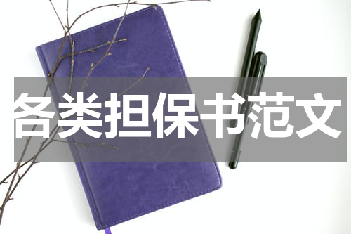 各类担保书范文