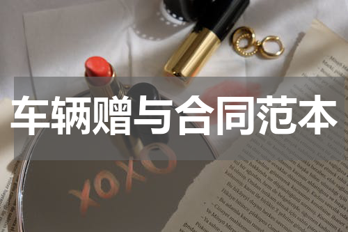 车辆赠与合同范本