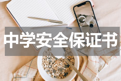 中学安全保证书