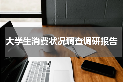 大学生消费状况调查调研报告
