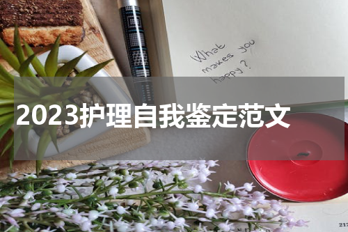 2023护理自我鉴定范文