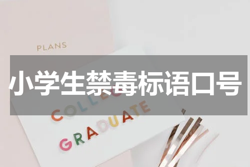 小学生禁毒标语口号