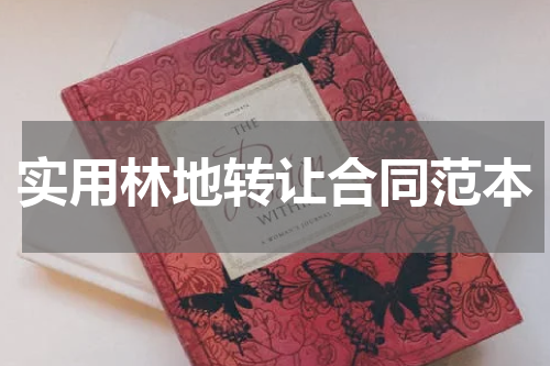 实用林地转让合同范本