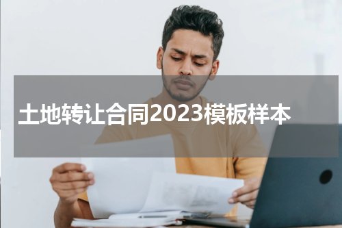土地转让合同2023模板样本