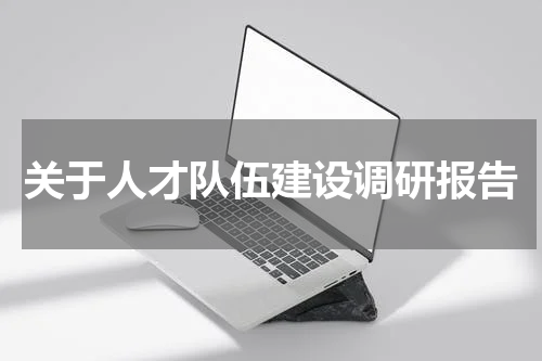 关于人才队伍建设调研报告