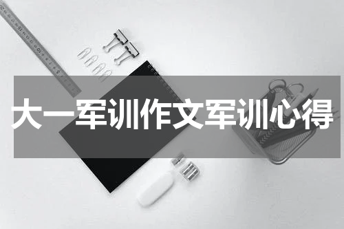 大一军训作文军训心得