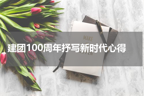 建团100周年抒写新时代心得