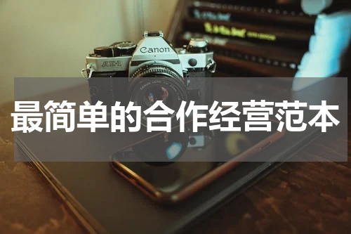最简单的合作经营范本