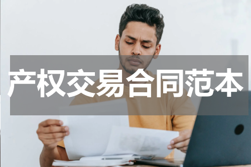 产权交易合同范本
