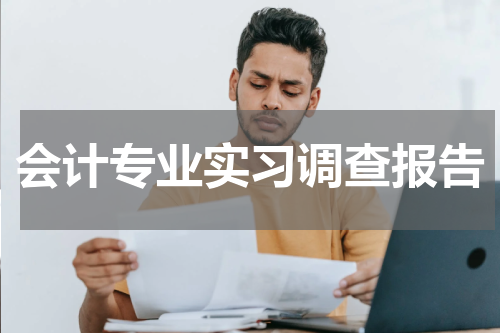 会计专业实习调查报告