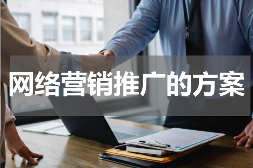 网络营销推广的方案