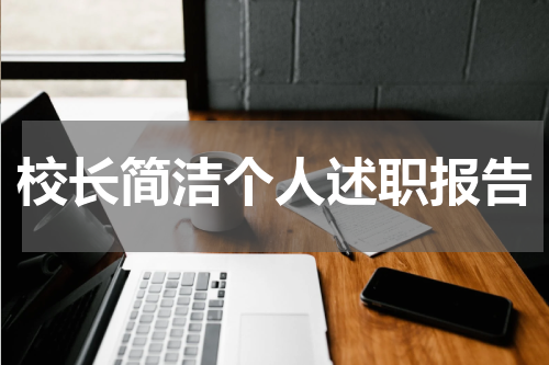 校长简洁个人述职报告