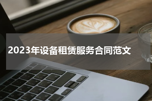 2023年设备租赁服务合同范文