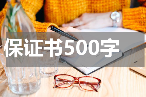保证书500字