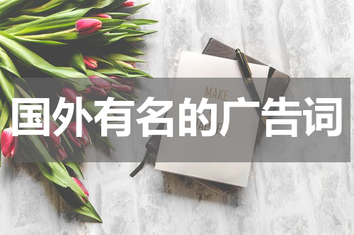 国外有名的广告词