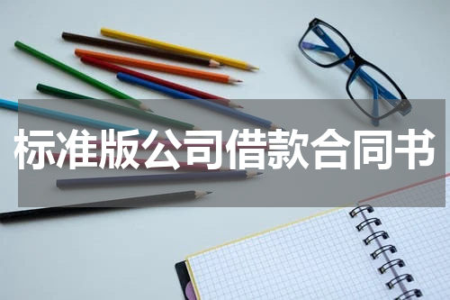 标准版公司借款合同书