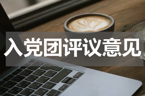 入党团评议意见