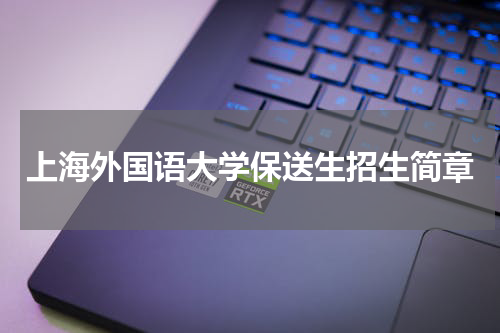 上海外国语大学2023外语类保送生招生简章