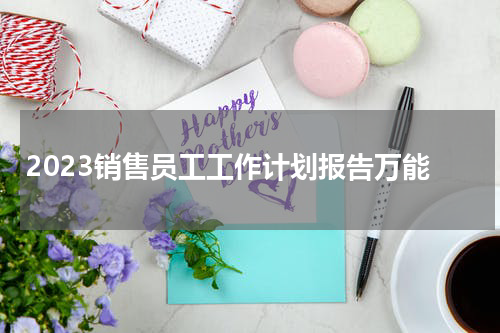 2023销售员工工作计划报告万能