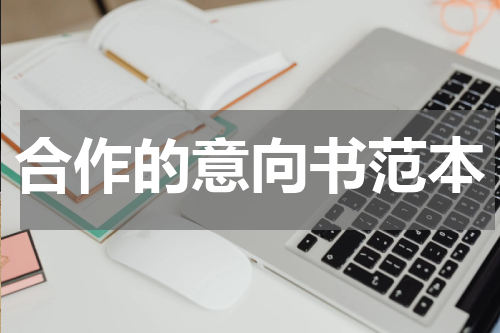合作的意向书范本