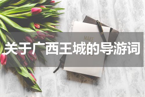 关于广西王城的导游词