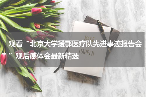 观看“北京大学援鄂医疗队先进事迹报告会”观后感体会最新精选