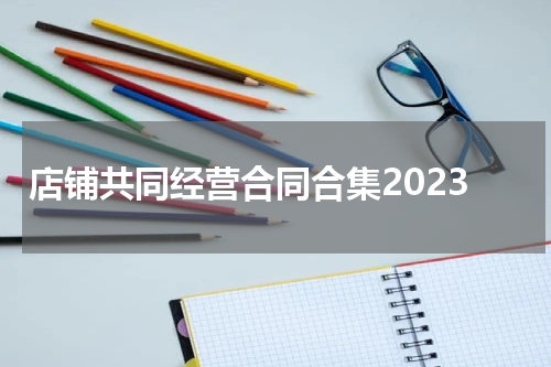 店铺共同经营合同合集2023
