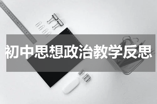 初中思想政治教学反思