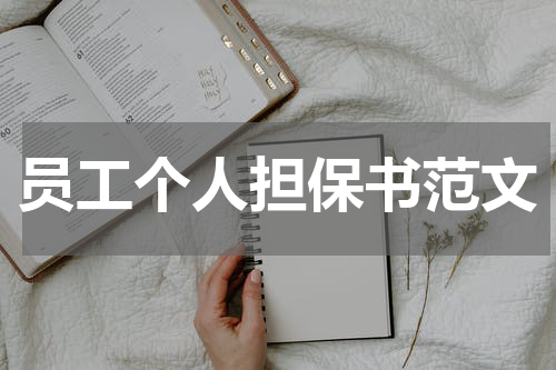 员工个人担保书范文