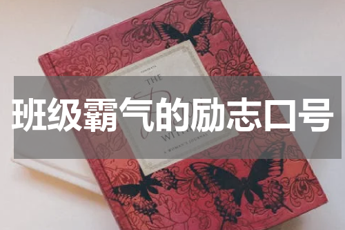 班级霸气的励志口号