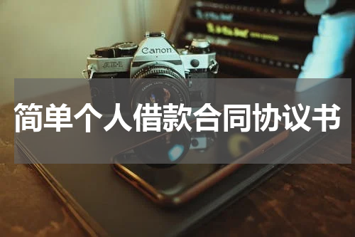 简单个人借款合同协议书