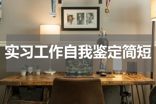 实习工作自我鉴定简短